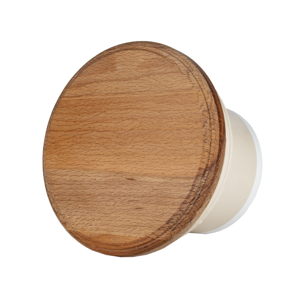 Высокотемпературный жаростойкий вентилятор Mmotors для бани и сауны мм-s 100 круг (дерево)с обратным клапаном